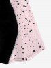 Plus Size Cat Butterfly Printed Tank Top (Adjustable Straps) -  