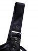 Lace Up Mesh Overlay Buckle Strap A Line Dress -  