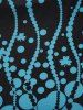 Geometric Printed Padded Halter Modest Tankini Swimsuit -  