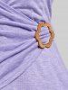 Plus Size & Curve O Ring 2 in 1 Tee -  