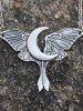 Gothic Moon Moth Necklace -  