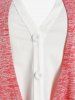 Plus Size Space Dye Raglan Sleeve 2 in 1 Tee -  