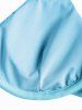 Haut de Bikini Côtelé - Bleu clair M