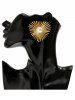 Heart Burr Faux Pearl Decor Stud Earrings -  