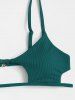 Ribbed Star Shaped Bikini Swimwear -  