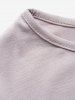 Plus Size Solid Color Long Sleeve Cinched Curve T-shirt -  