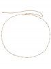 Faux Pearl Decor Waist Chain -  