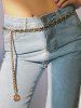 Vintage Portrait Chain Fleece Waist Chain -  