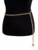 Vintage Portrait Chain Fleece Waist Chain -  