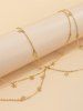 Star Tassel Beach Bikini Layered Body Chain -  