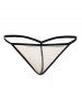 Hollow Out Tassel Sheer Mesh Lingerie Set -  