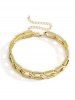Collier en Chaîne Style Punk - d'or 