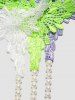 3Pcs T-Feuille Réglable Fausse Perle Délicate - Multi Taille Unique