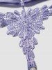3Pcs T-Feuille Réglable Fausse Perle Délicate - Multi Taille Unique