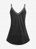 Plus Size & Curve Ombre LOVE Print Graphic Tank Top -  