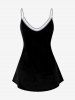 Gothic Skeleton Rose Print Cami Top -  