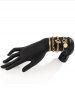 4 Pièces Bracelets Tendances en Forme de Serpent Style Hip-Hop - d'or 
