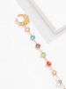 Boucles D'Oreilles Pendantes Motif Adorable Nez en Cristal Fantaisie Coloré Style Punk - Multi 