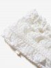 Crochet Sleeveless Hollow Out Plain Color A Line Beach Cover-up Dress -  