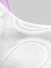 Plus Size & Curve Skew Collar Textured T-shirt and Cinched Tank Top Set -  