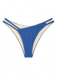 Honeycomb Textured Bikini Bottom -  