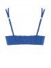 Honeycomb Textured O-ring Bikini Top -  