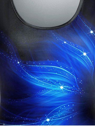 Plus Size 3D Sparkles Printed Short Sleeves Tee