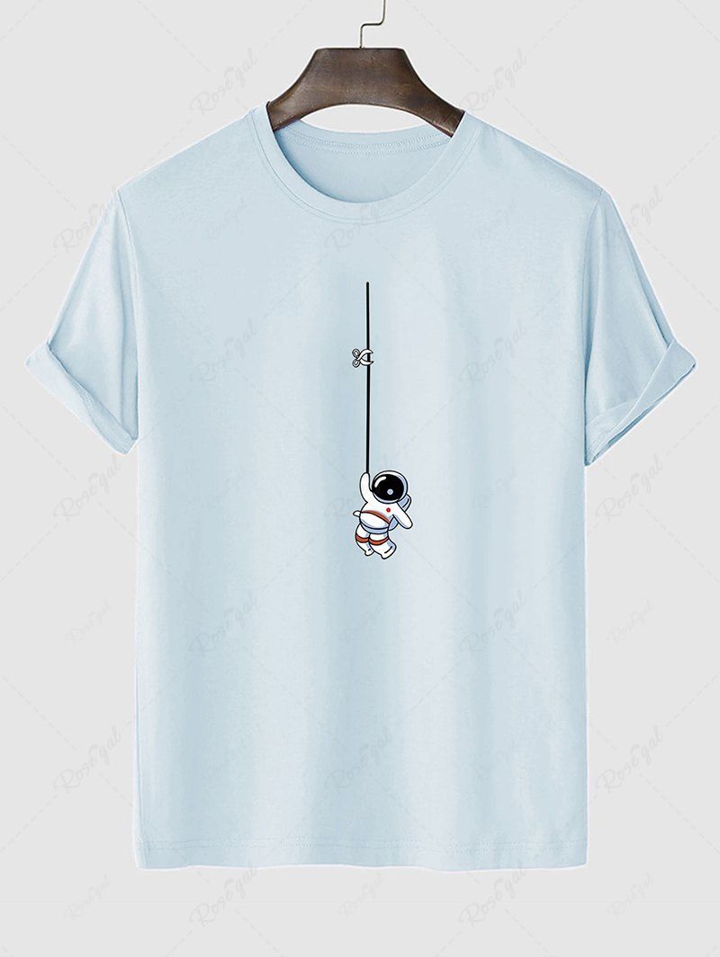 Hot Astronaut Print T Shirt  