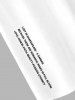 Men's Letter Rose Graphic Printed Short Sleeve Round Neck Summer Casual T-shirt -  