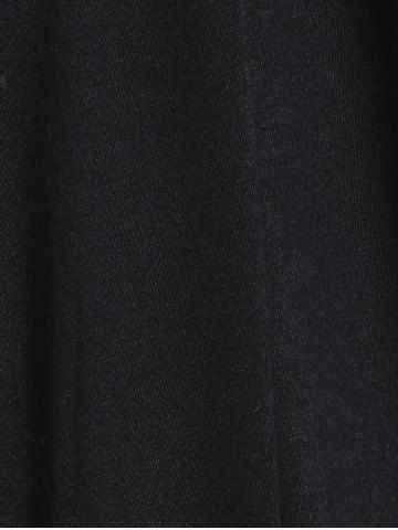 Plus Size Sequins Short Sleeves 2 in 1 Tee