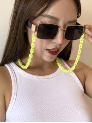 Punk Hip Hop Acrylic Sunglasses Chain -  