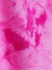 Débardeur Superposé Tricoté Chaîne Teinté de Grande Taille à Volants - Rose clair M | US 10