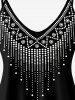 Plus Size Dot Printed Cami Top -  