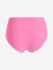 Plus Size Ruched Full Coverage Swimsuit Briefs -  