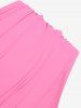 Plus Size Ruched Full Coverage Swimsuit Briefs -  