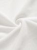 Semi-translucent Color Spliced Polo Collared Knitted Short Sleeves T-shirt -  