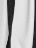 T-shirt Mouchoir à Epaule Dénudée de Grande Taille à Volants à Lacets - Gris Foncé L | US 12