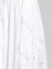 Plus Size Lace and Chiffon Ruffled Crisscross Maxi Sleeveless Wedding Dress -  