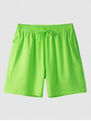 Zip Pocket Design Quick-dry Shorts -  