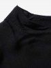 Plus Size Plain Color Ruched Half Sleeve Round Neck Blouse -  