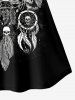 Gothic Skull Dreamcatcher Print Cami Top (Adjustable Straps) -  