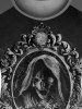 Gothic Vintage Skull Print Striped Detail T-shirt -  