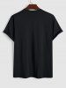 Plain Color Basic Short Sleeves T-shirt -  