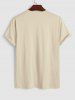 Plain Color Basic Short Sleeves T-shirt -  