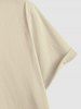 Plain Color Basic Short Sleeves T-shirt -  
