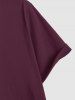 Plain Color Basic Short Sleeves T-shirt -  