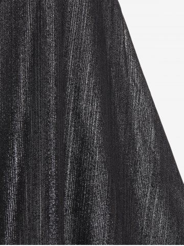 Plus Size Lace Trim Backless V Wired Metal Tank Top