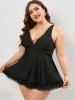 CharmLeaks Womens Padded Two Piece Tankini Sets Boyleg Swimsuit UV Sun Protection Swimwear
