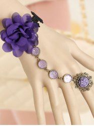 Vintage Flower Lace Mittens Bracelet -  