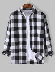 Plaid Pattern Long Sleeves Shirt -  